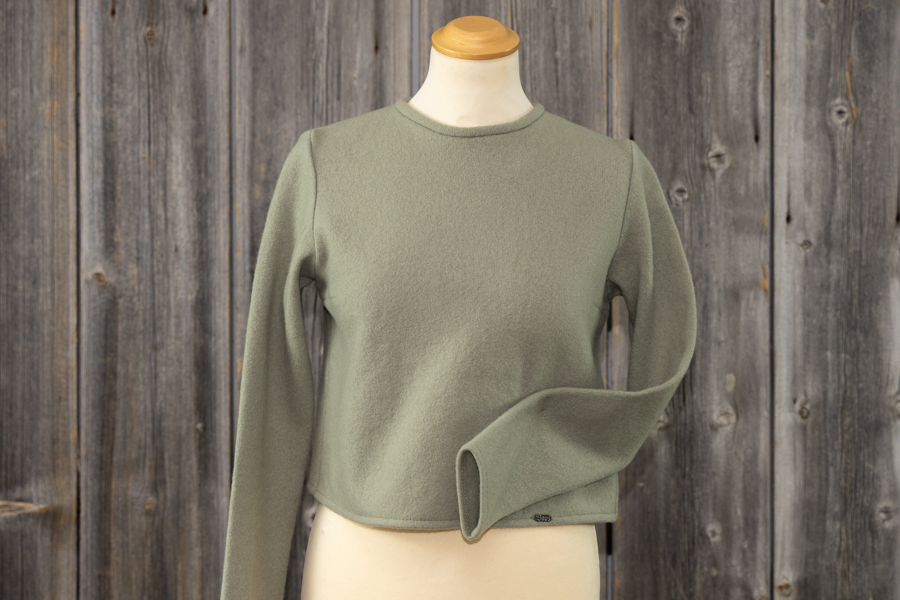 Boos Damen Pullover mit Rückenfalte